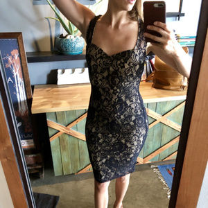 ModCloth Lovely Day Lacy Bodycon Dress